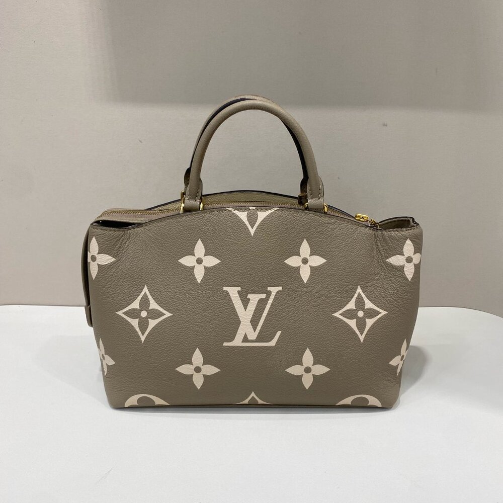 LV Petite Palais Gray & White Top Handle Bag - Picture 2 of 6
